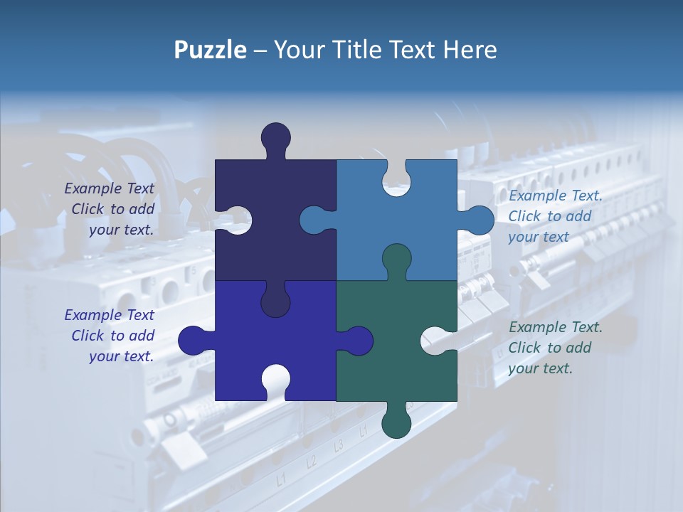 Young Grandmother Close Up PowerPoint Template