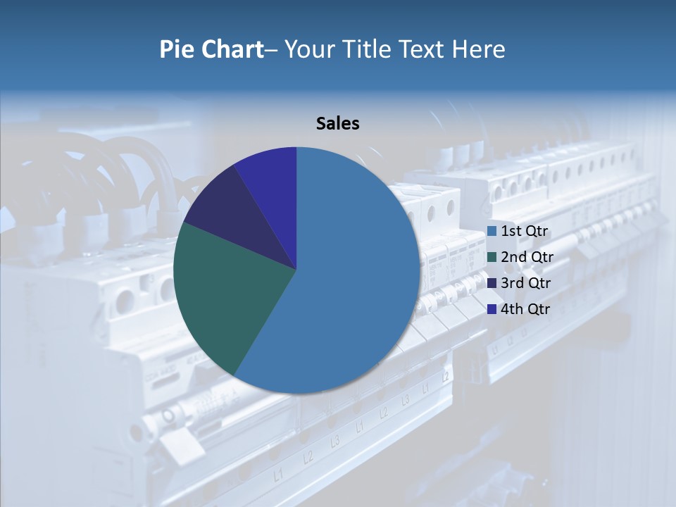Young Grandmother Close Up PowerPoint Template