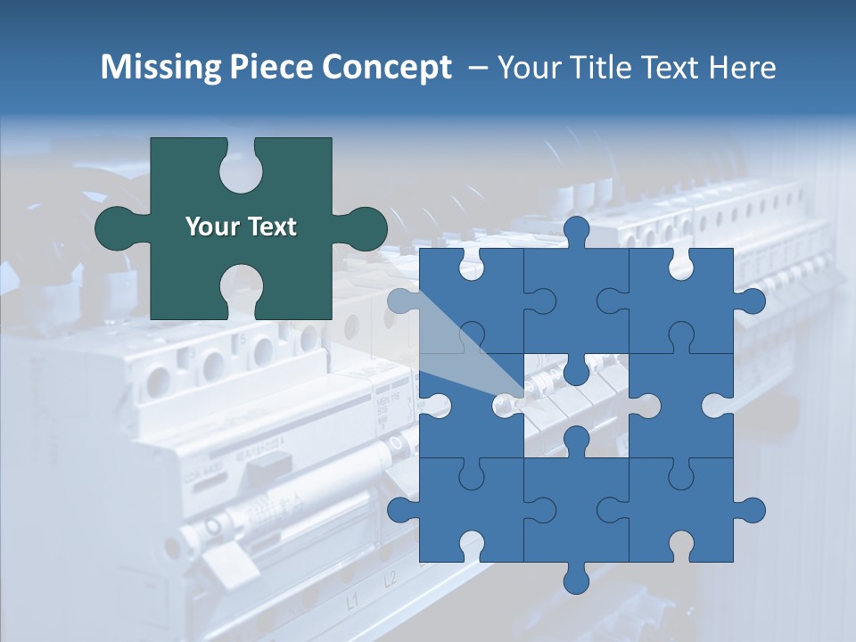 Young Grandmother Close Up PowerPoint Template