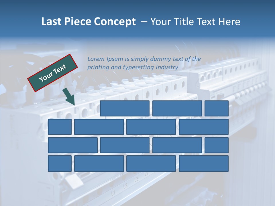 Young Grandmother Close Up PowerPoint Template