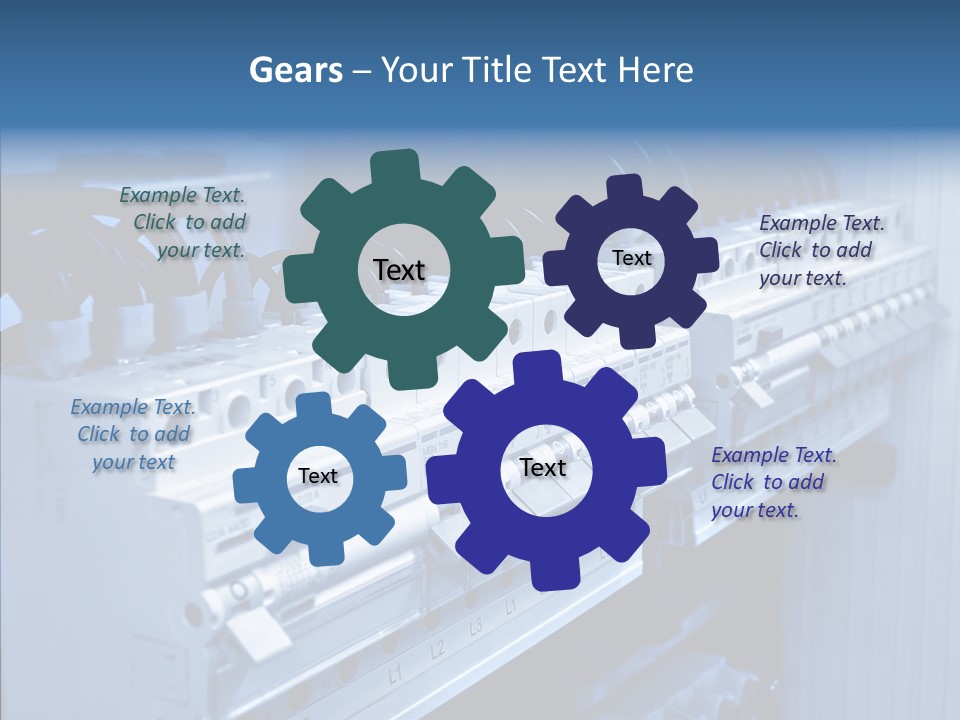 Young Grandmother Close Up PowerPoint Template