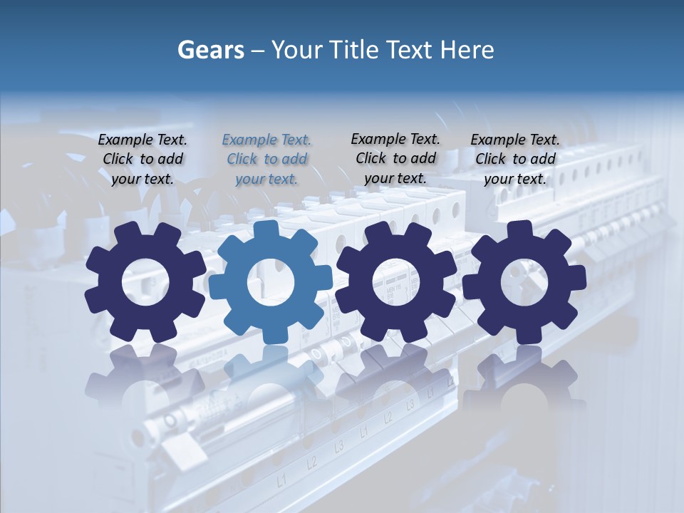 Young Grandmother Close Up PowerPoint Template