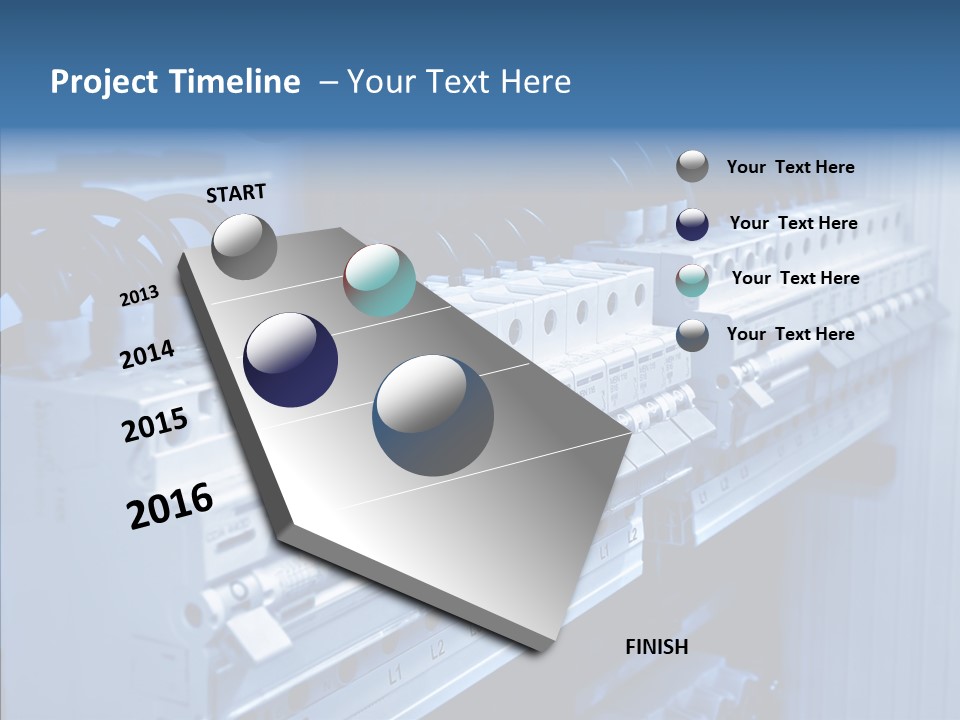 Young Grandmother Close Up PowerPoint Template