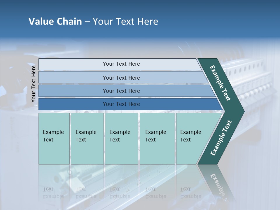 Young Grandmother Close Up PowerPoint Template