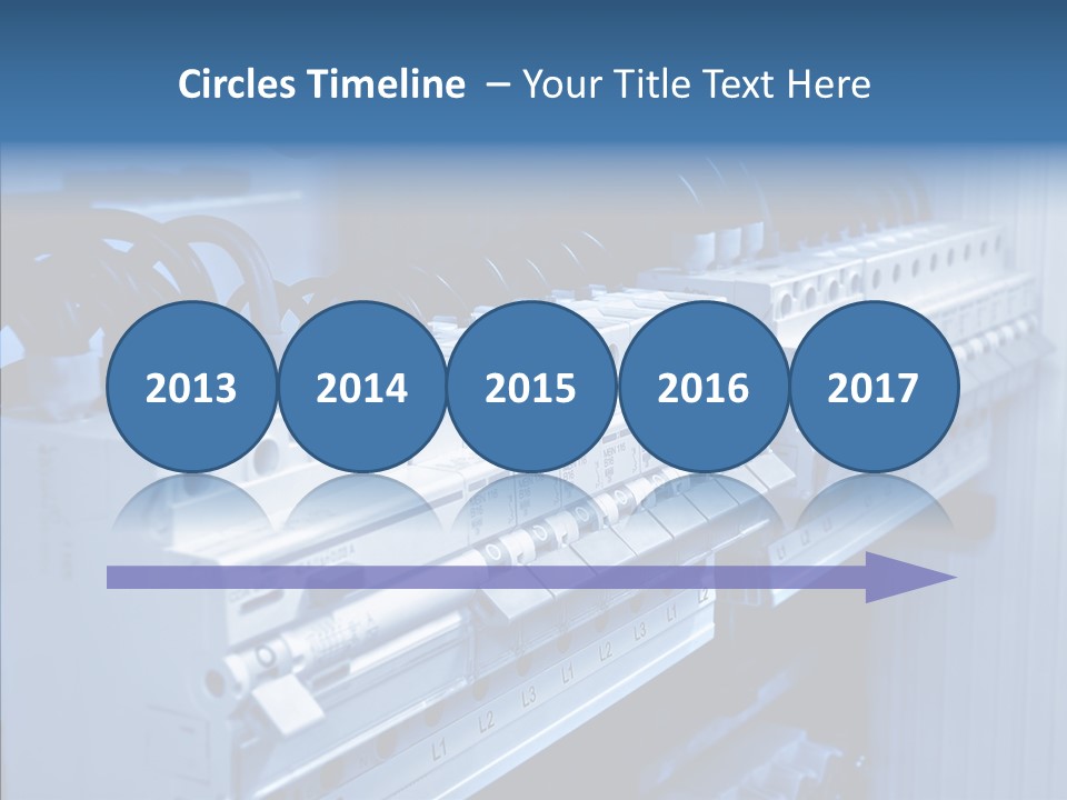 Young Grandmother Close Up PowerPoint Template