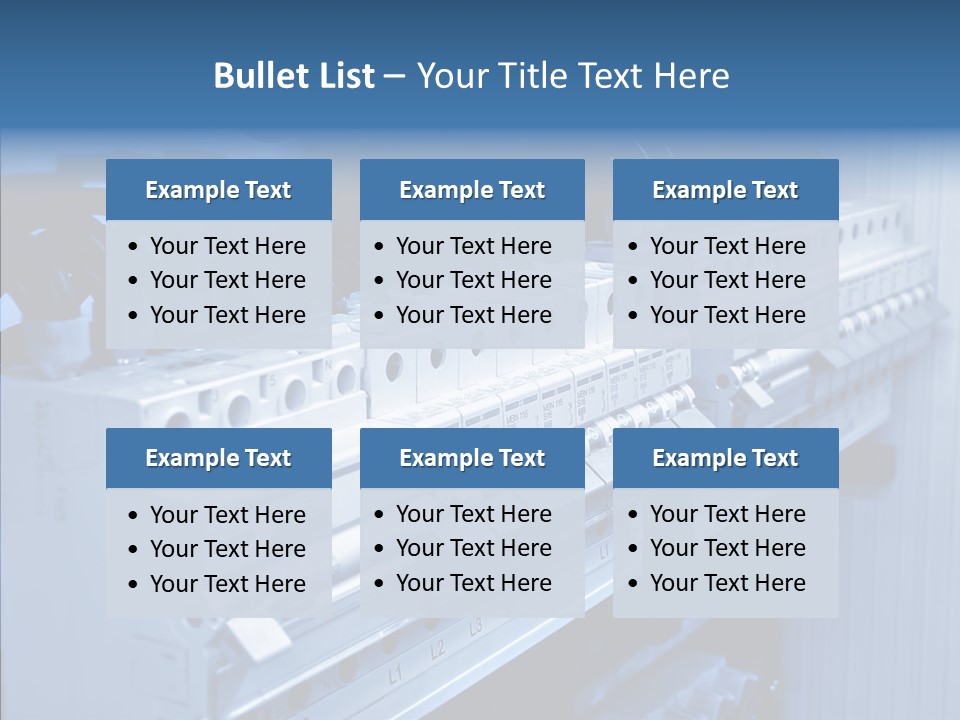 Young Grandmother Close Up PowerPoint Template