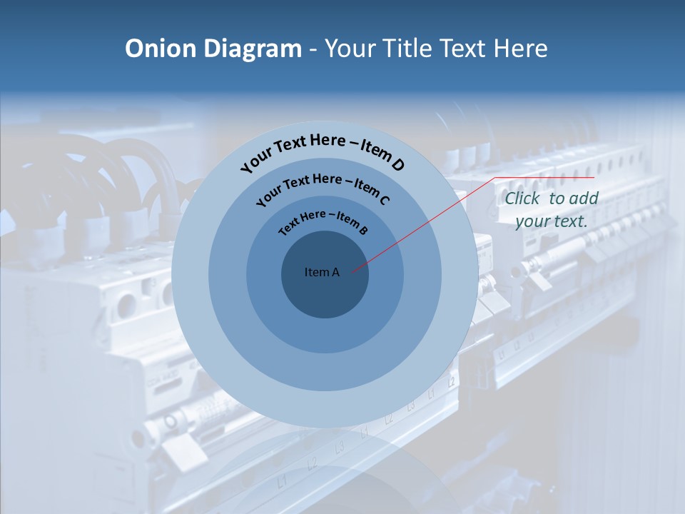 Young Grandmother Close Up PowerPoint Template