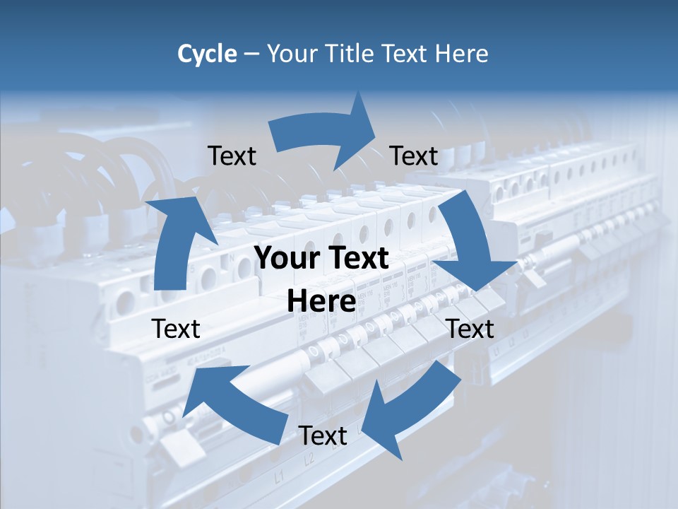 Young Grandmother Close Up PowerPoint Template