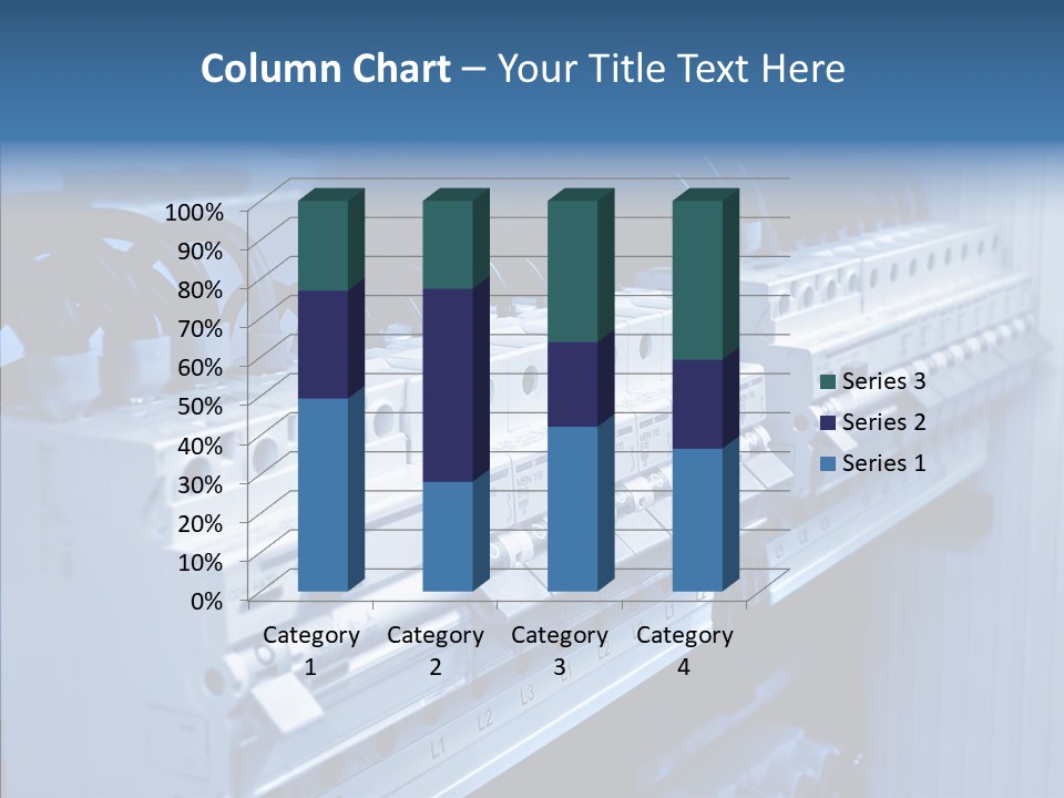 Young Grandmother Close Up PowerPoint Template
