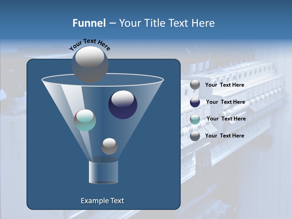 Young Grandmother Close Up PowerPoint Template