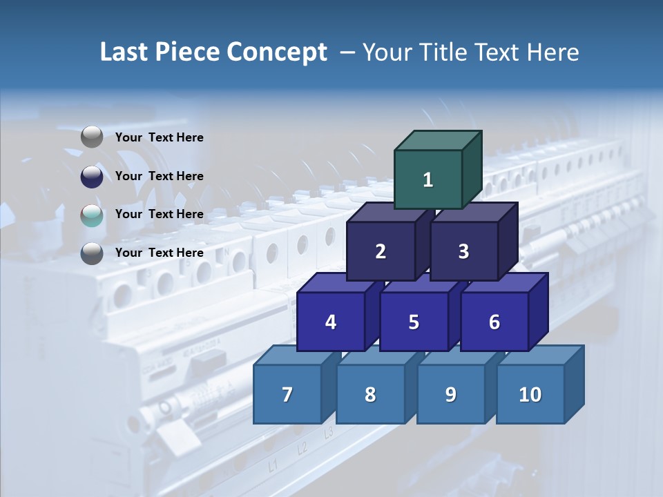 Young Grandmother Close Up PowerPoint Template