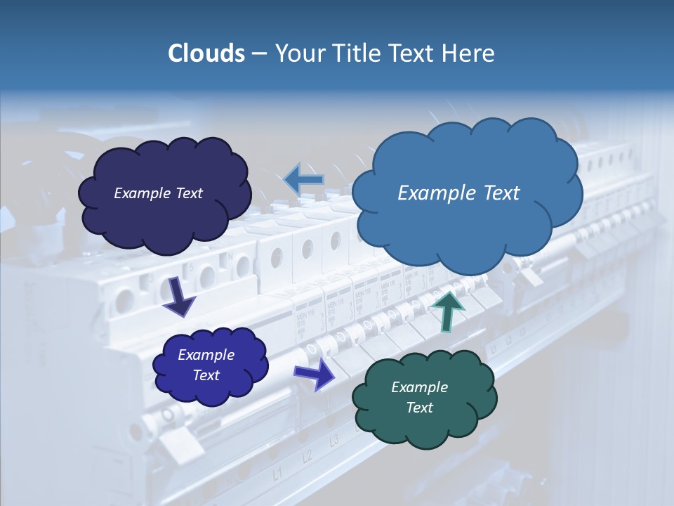 Young Grandmother Close Up PowerPoint Template