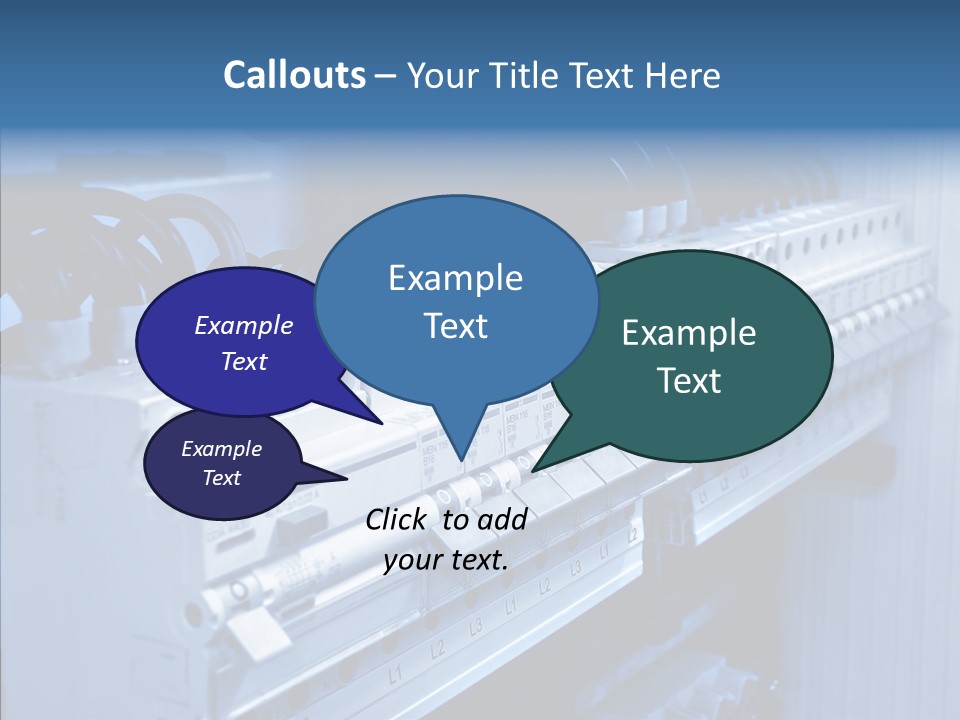 Young Grandmother Close Up PowerPoint Template