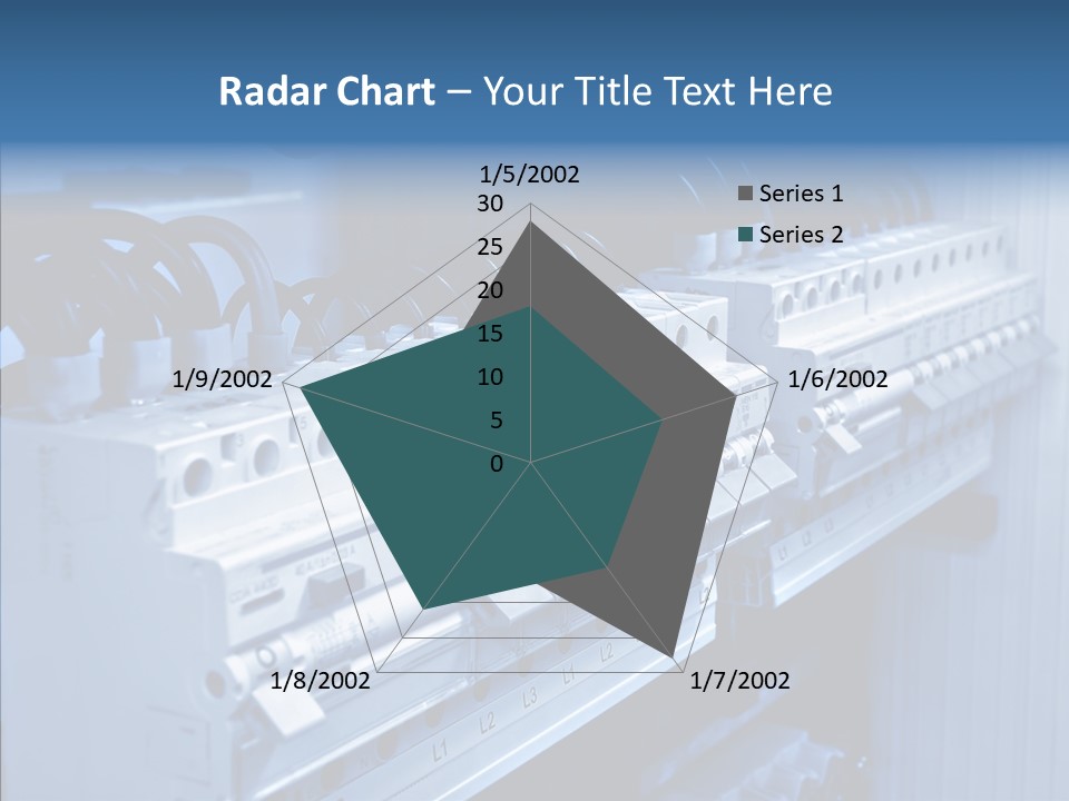 Young Grandmother Close Up PowerPoint Template