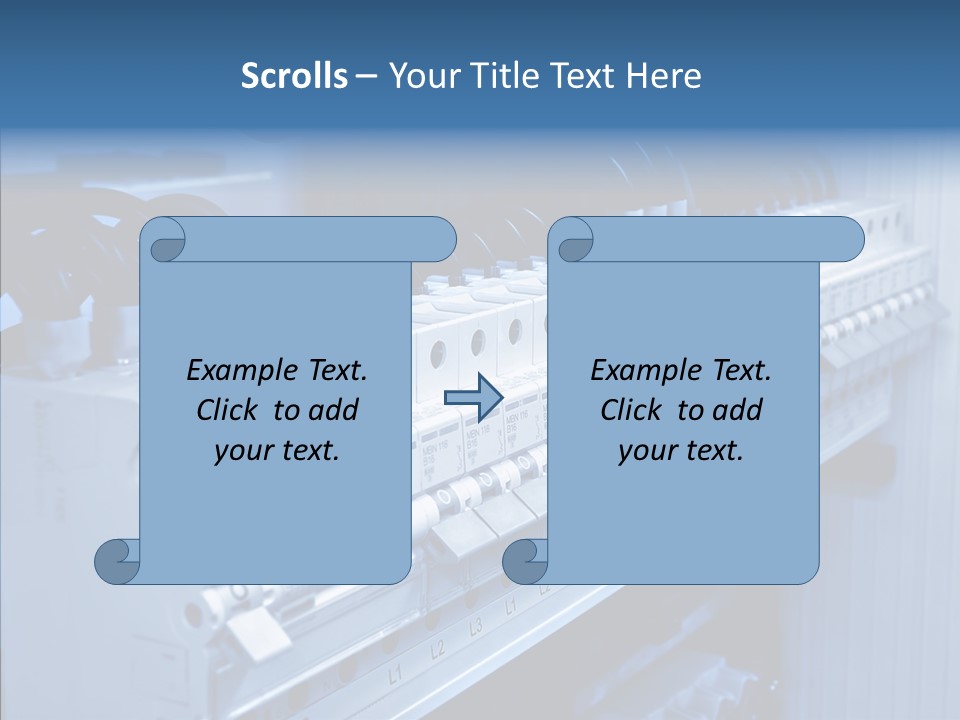 Young Grandmother Close Up PowerPoint Template