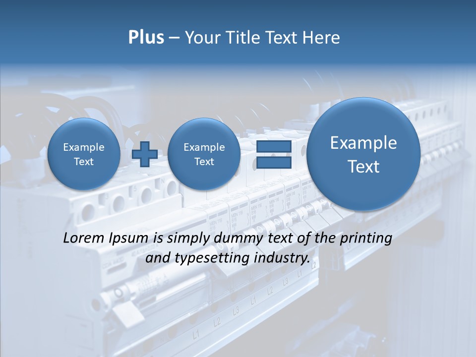 Young Grandmother Close Up PowerPoint Template