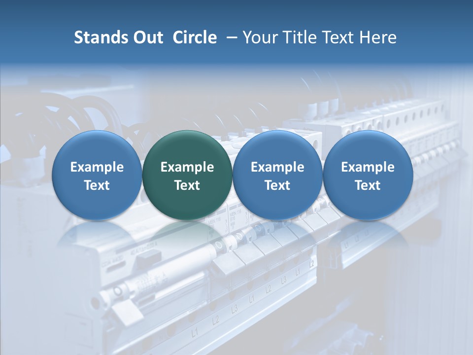 Young Grandmother Close Up PowerPoint Template