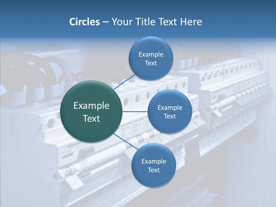 Young Grandmother Close Up PowerPoint Template