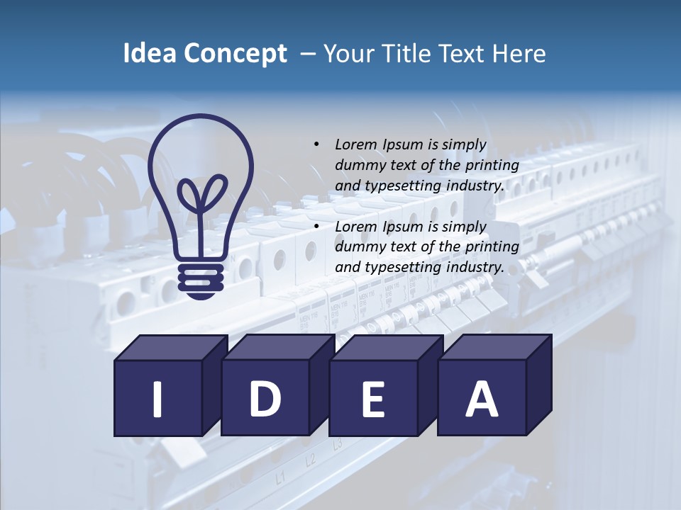 Young Grandmother Close Up PowerPoint Template