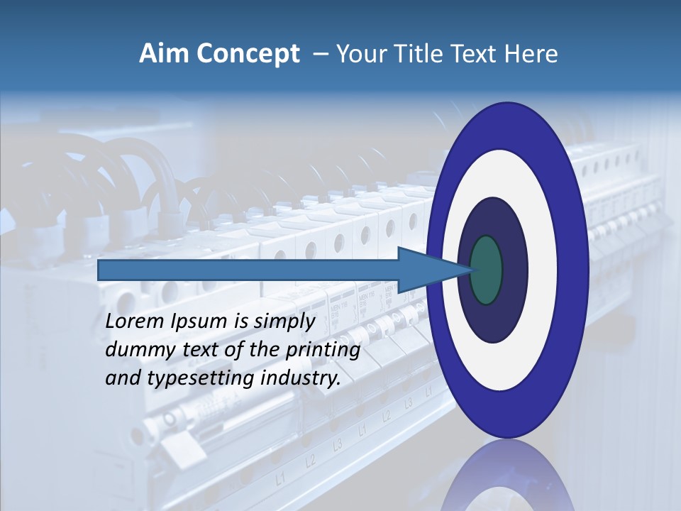 Young Grandmother Close Up PowerPoint Template