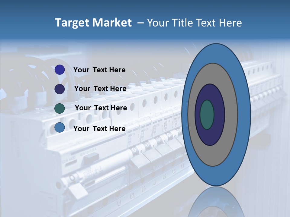 Young Grandmother Close Up PowerPoint Template