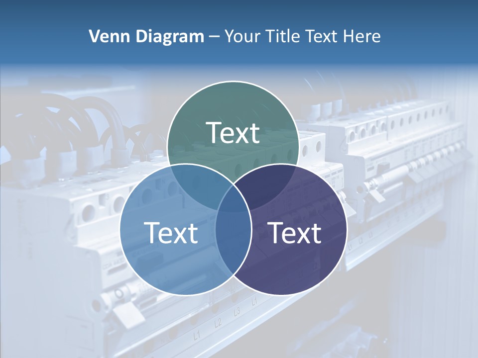 Young Grandmother Close Up PowerPoint Template