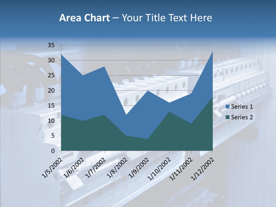 Young Grandmother Close Up PowerPoint Template