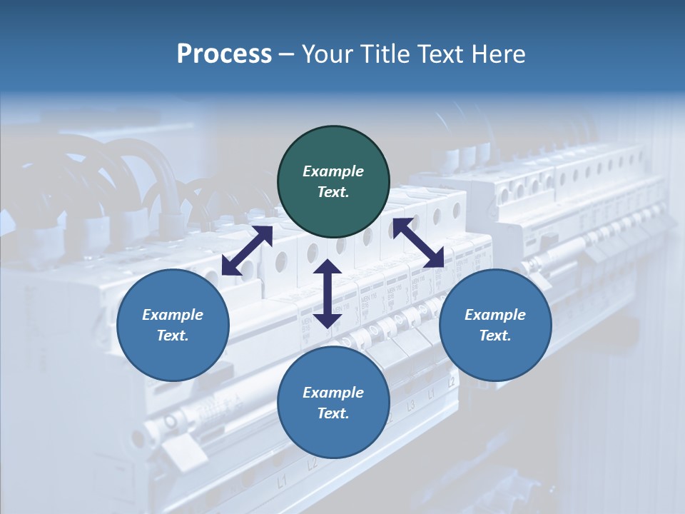 Young Grandmother Close Up PowerPoint Template