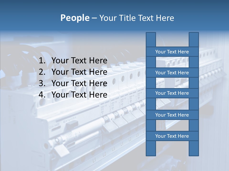 Young Grandmother Close Up PowerPoint Template