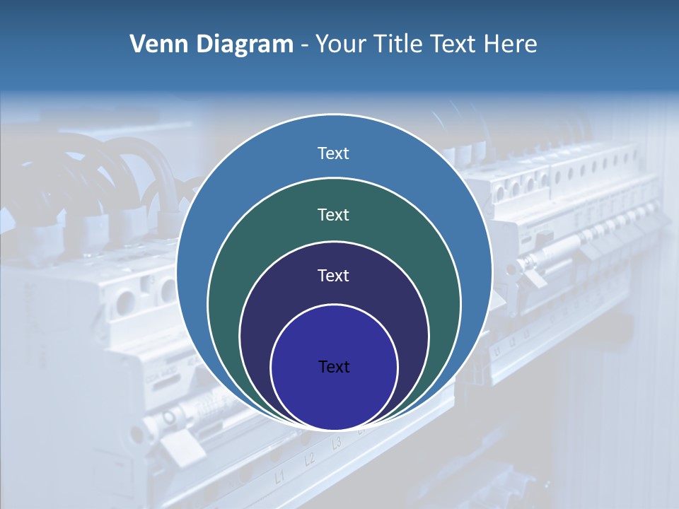 Young Grandmother Close Up PowerPoint Template