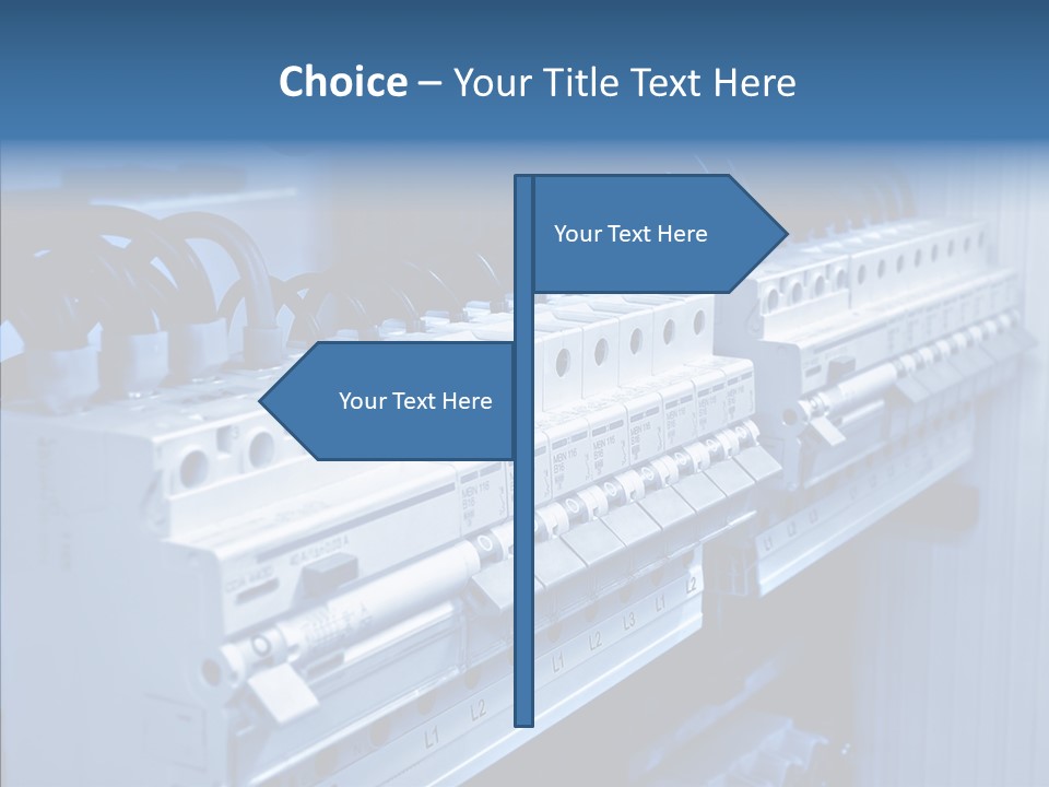 Young Grandmother Close Up PowerPoint Template