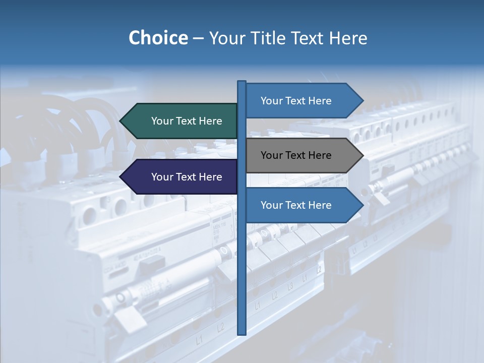 Young Grandmother Close Up PowerPoint Template