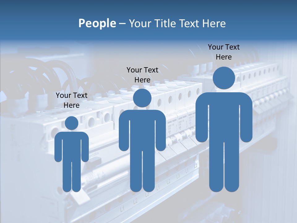 Young Grandmother Close Up PowerPoint Template