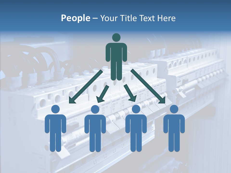 Young Grandmother Close Up PowerPoint Template