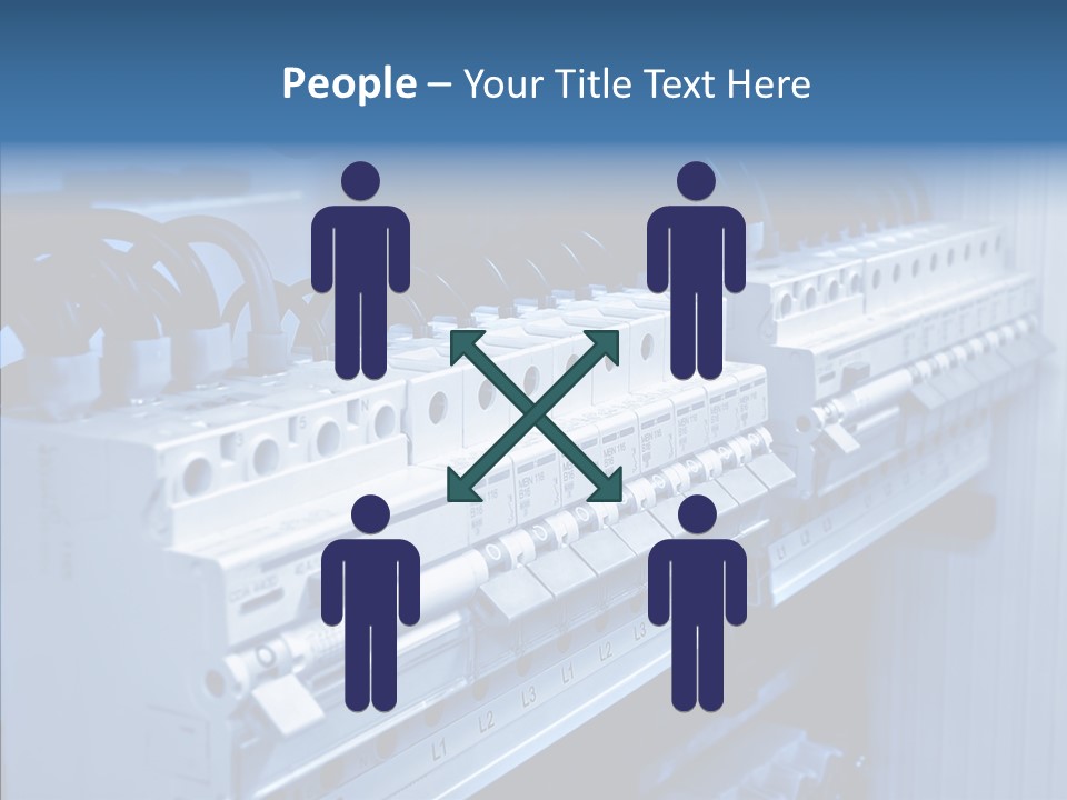 Young Grandmother Close Up PowerPoint Template