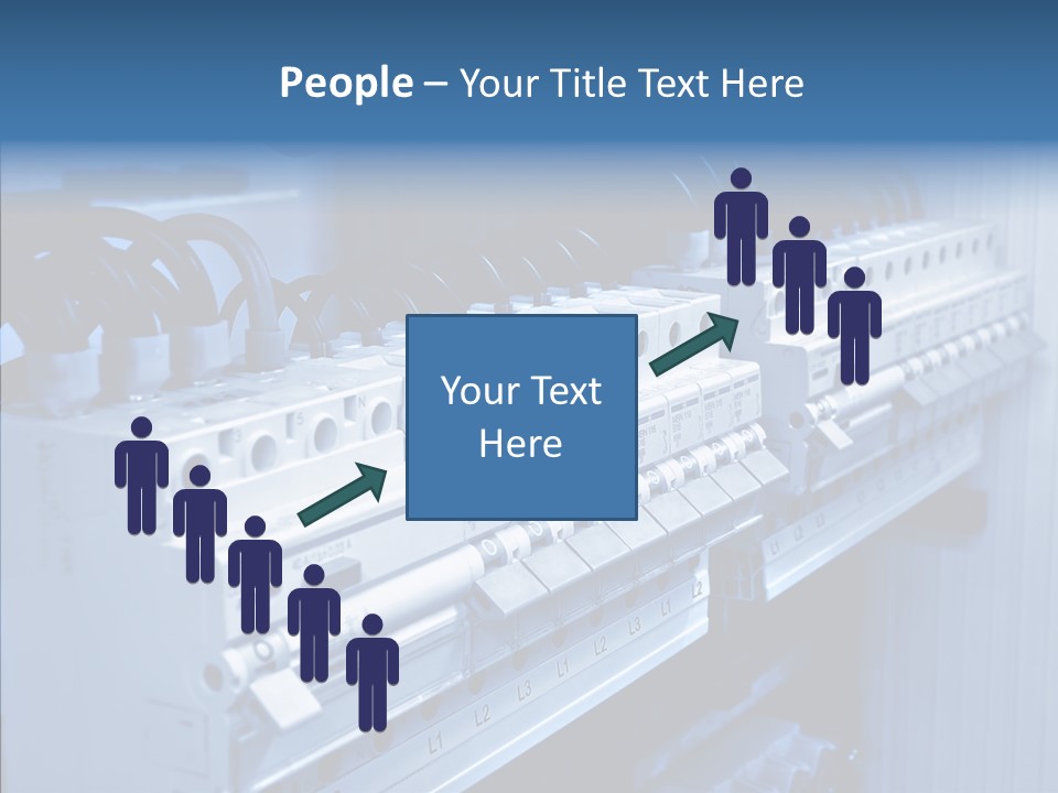 Young Grandmother Close Up PowerPoint Template