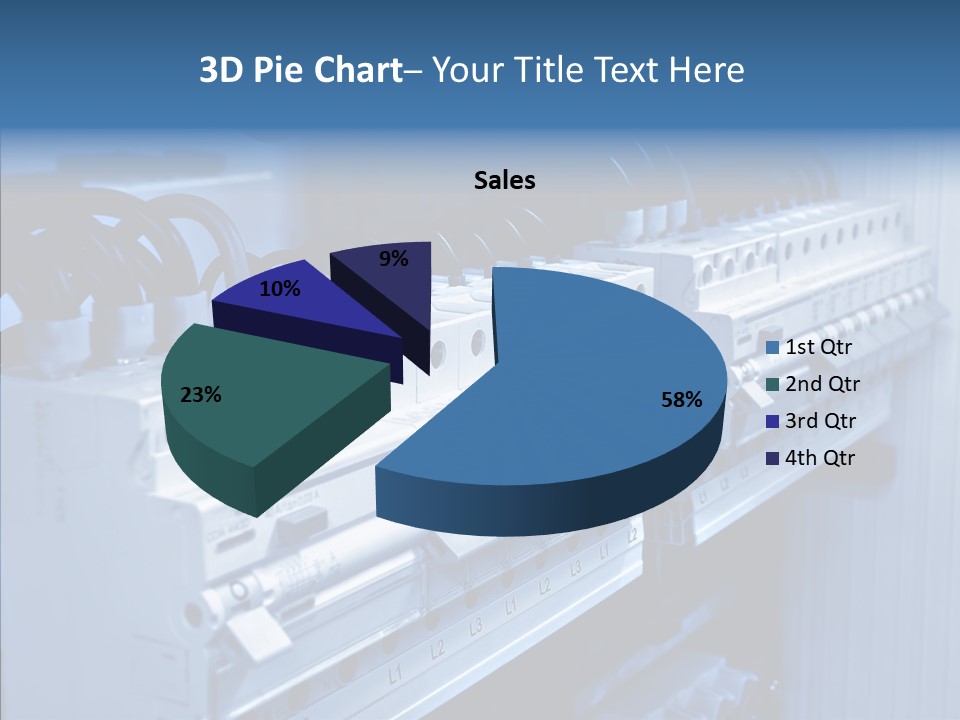 Young Grandmother Close Up PowerPoint Template