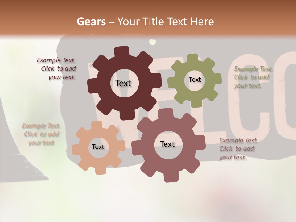 Helping Hand Grandmother Senior PowerPoint Template