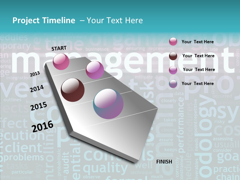 Helping Hand White Closeup PowerPoint Template