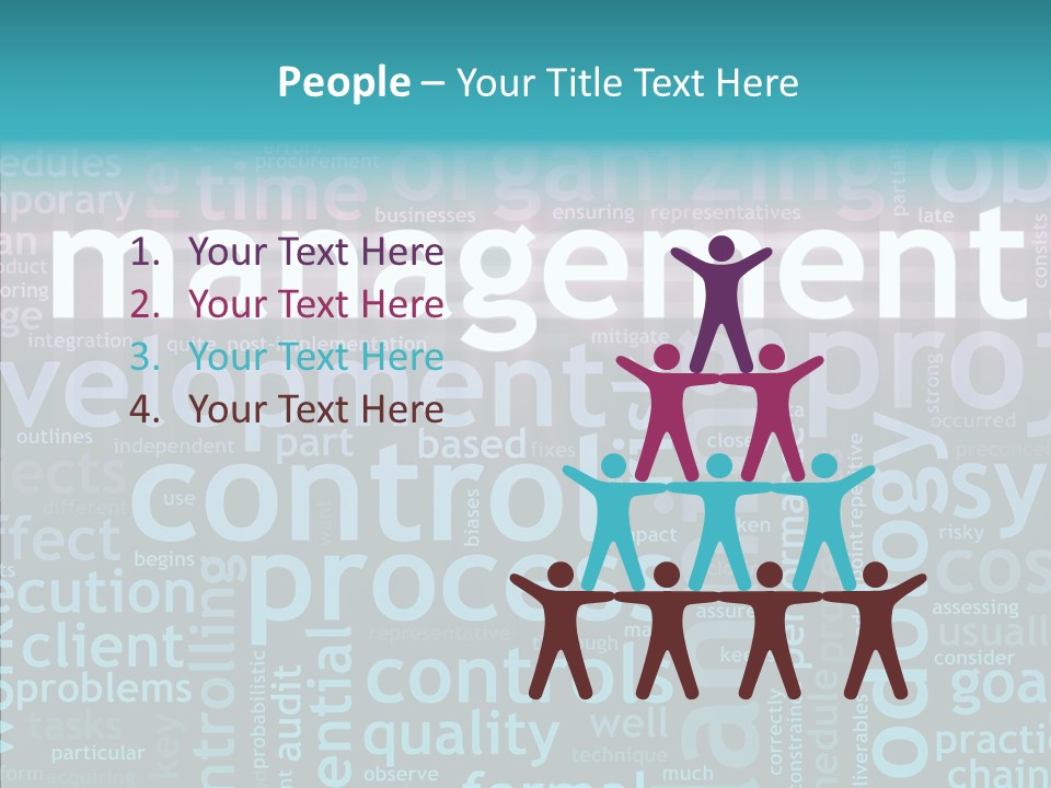 Helping Hand White Closeup PowerPoint Template
