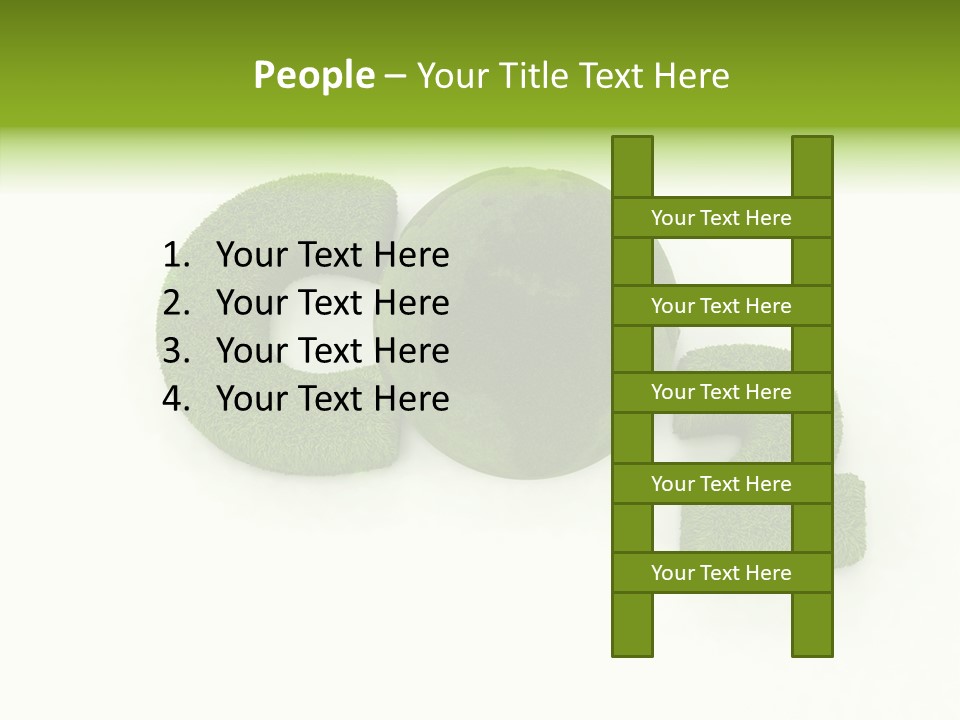Human Old Hold PowerPoint Template