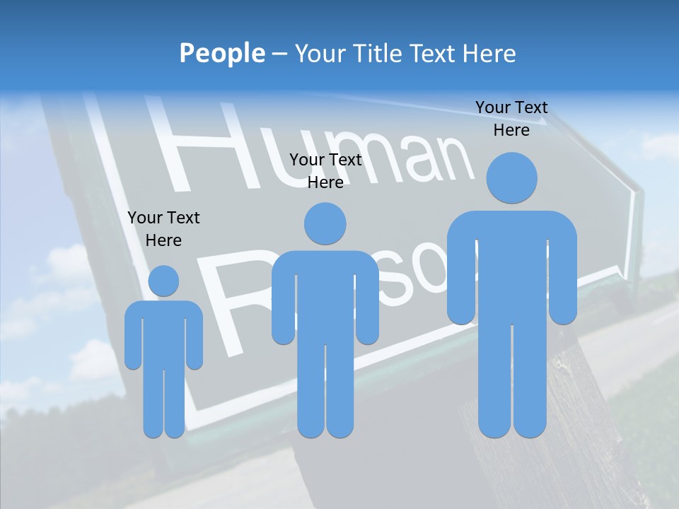 Adult White Background Hold PowerPoint Template