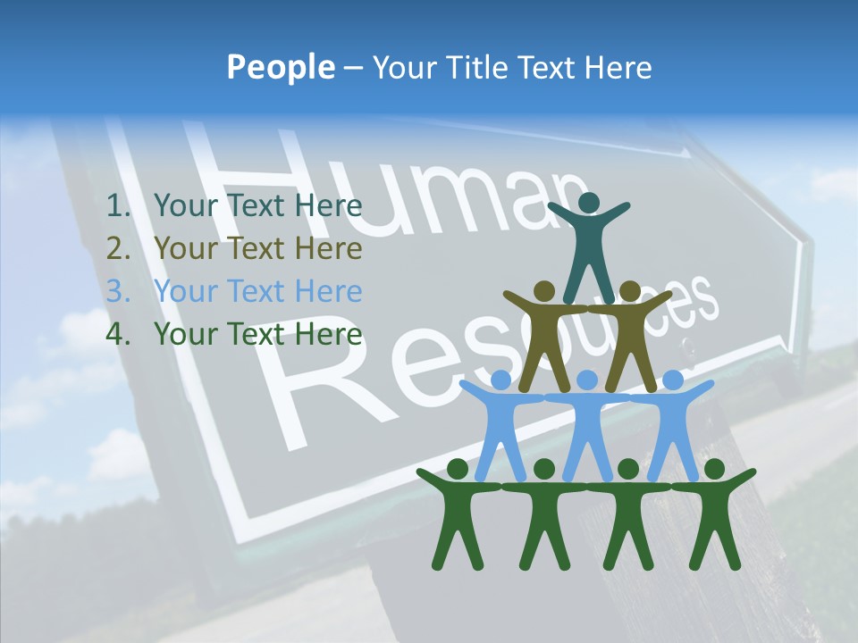 Adult White Background Hold PowerPoint Template