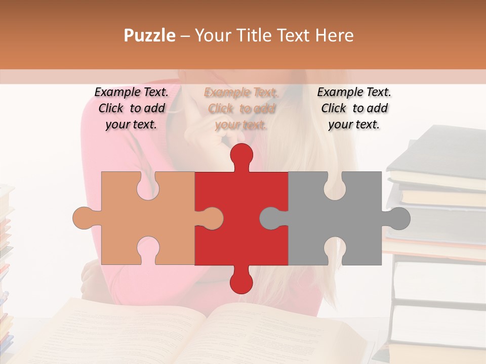 Grandmother Assist Two PowerPoint Template