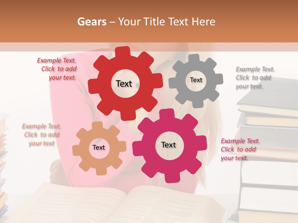 Grandmother Assist Two PowerPoint Template