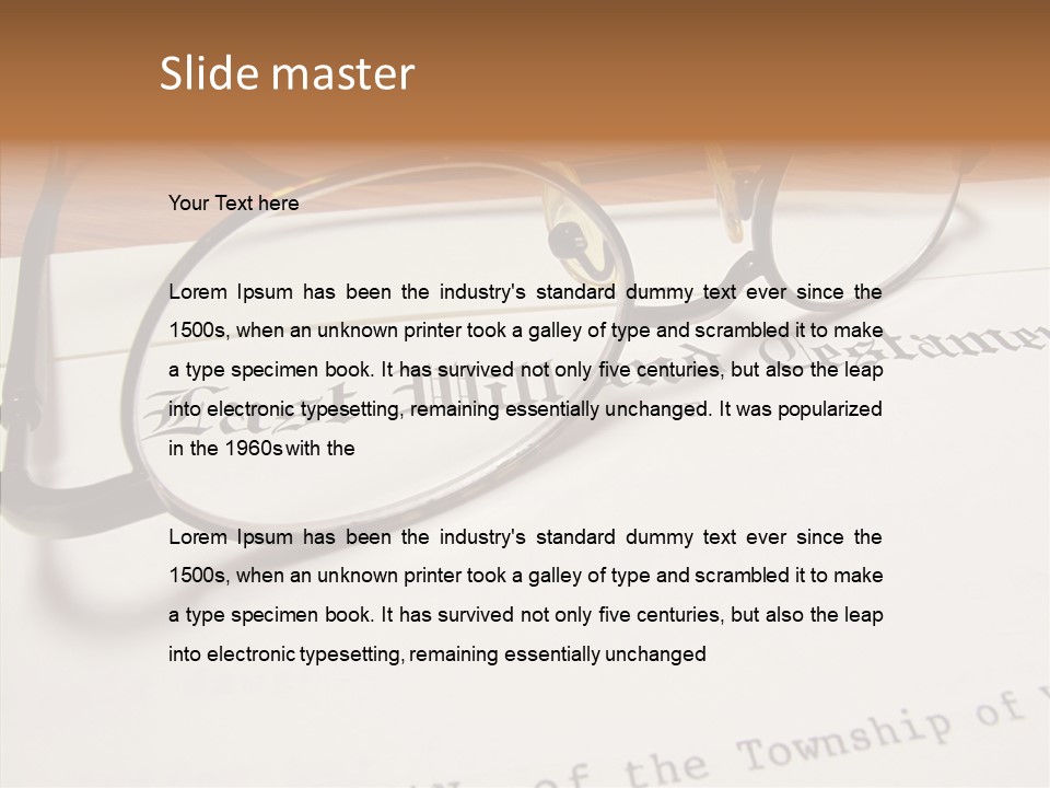 Elderly Hand Human PowerPoint Template