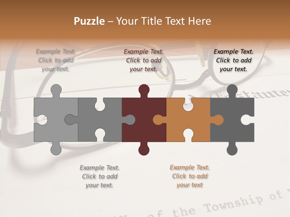 Elderly Hand Human PowerPoint Template