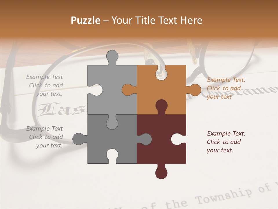 Elderly Hand Human PowerPoint Template