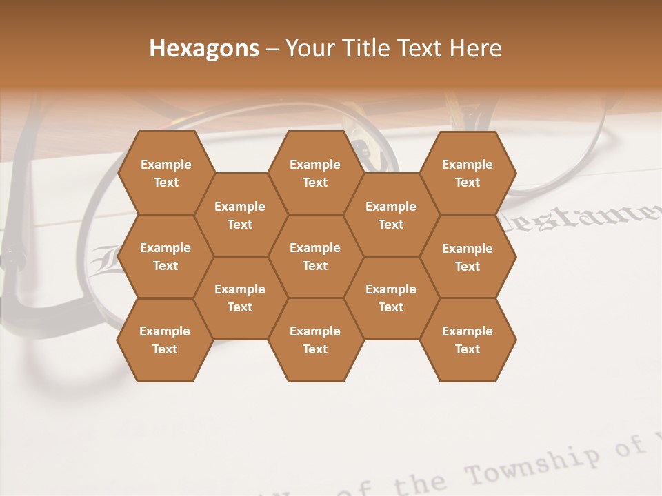 Elderly Hand Human PowerPoint Template