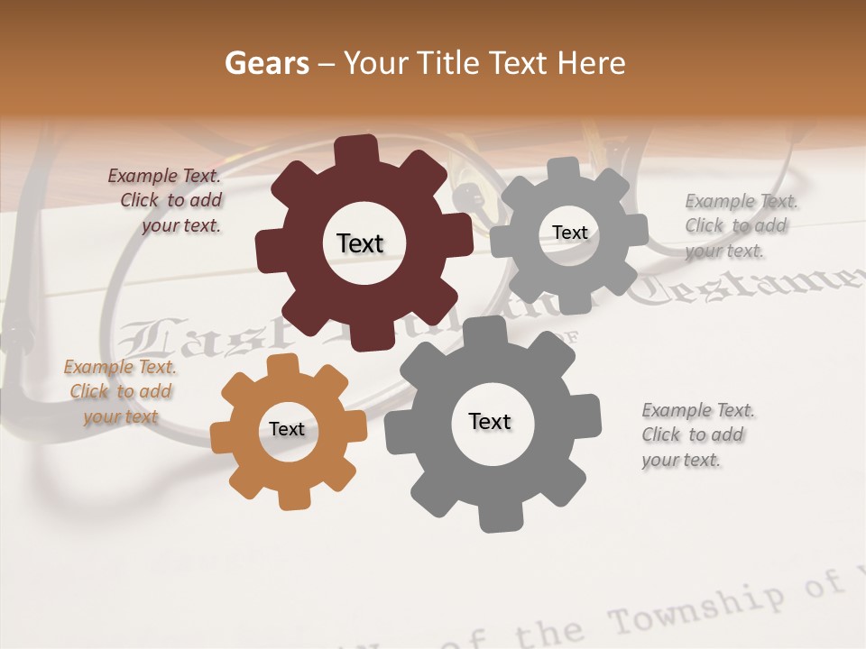 Elderly Hand Human PowerPoint Template